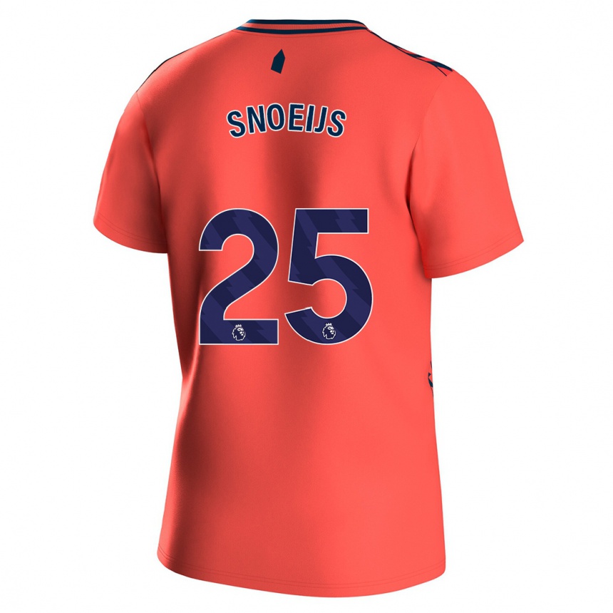 Hombre Fútbol Camiseta Katja Snoeijs #25 Coralino 2ª Equipación 2023/24 Perú