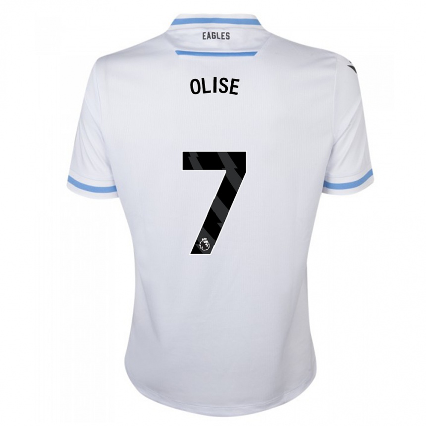 Hombre Fútbol Camiseta Michael Olise #7 Blanco 2ª Equipación 2023/24 Perú