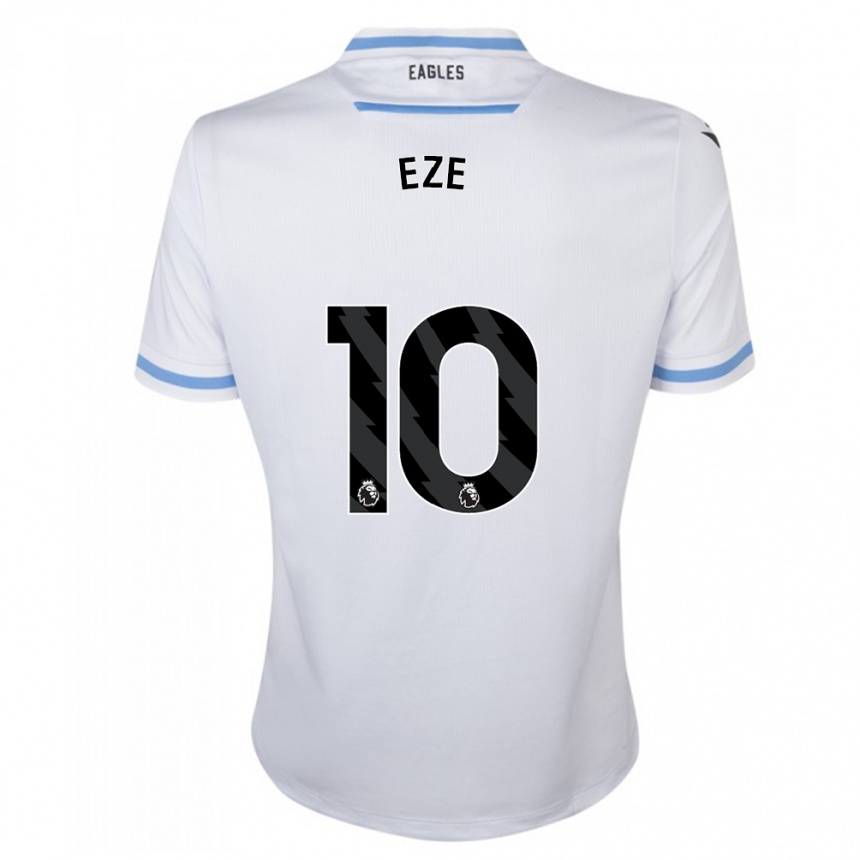 Hombre Fútbol Camiseta Eberechi Eze #10 Blanco 2ª Equipación 2023/24 Perú