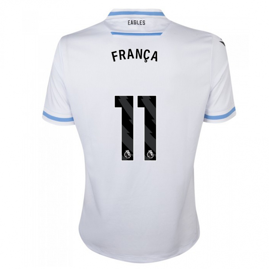 Hombre Fútbol Camiseta Matheus França #11 Blanco 2ª Equipación 2023/24 Perú