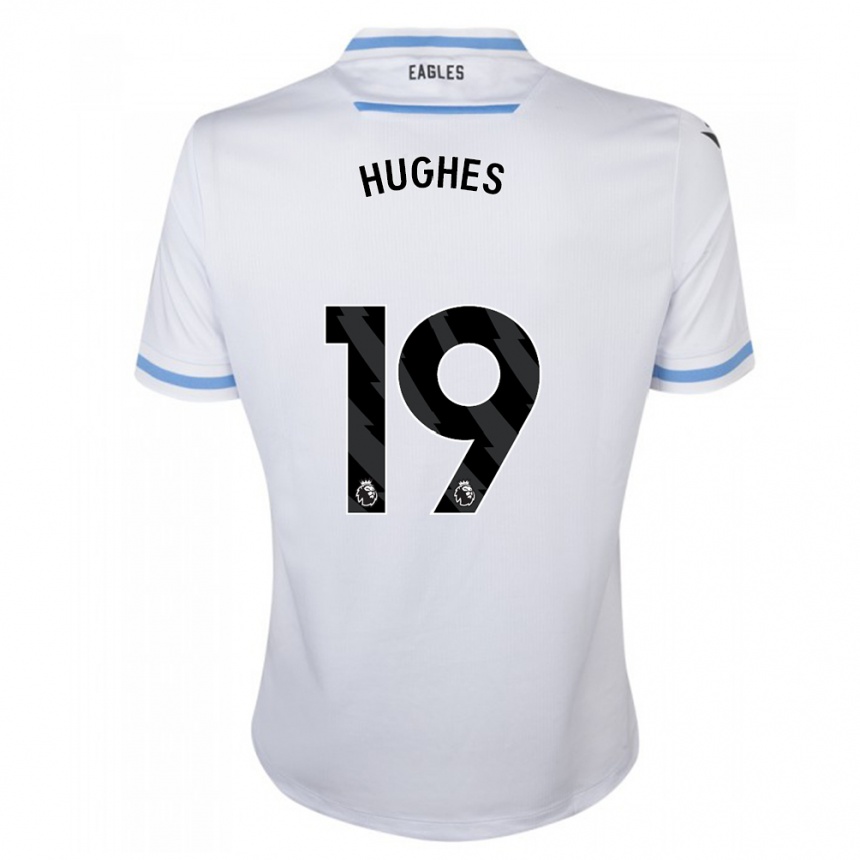 Hombre Fútbol Camiseta Will Hughes #19 Blanco 2ª Equipación 2023/24 Perú