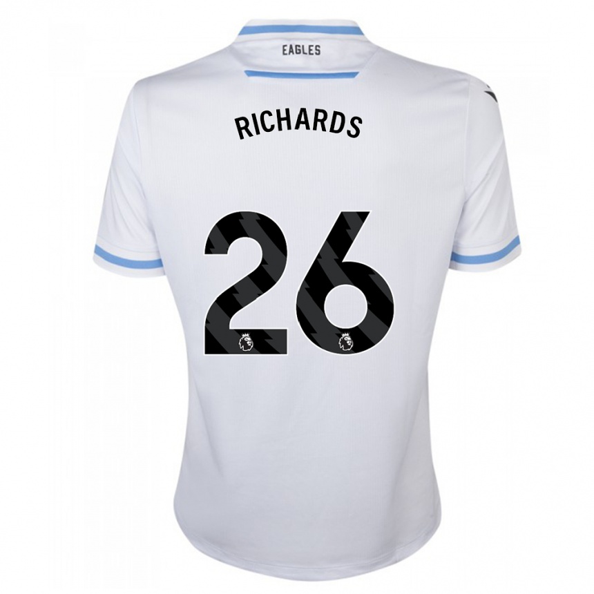 Hombre Fútbol Camiseta Chris Richards #26 Blanco 2ª Equipación 2023/24 Perú