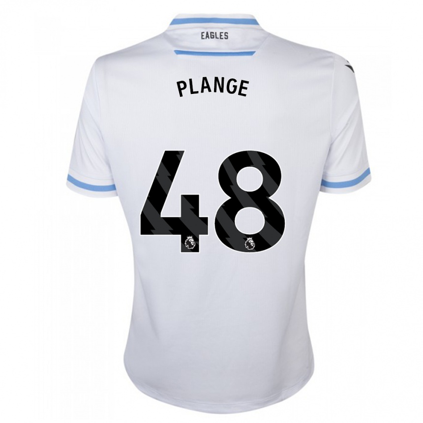 Hombre Fútbol Camiseta Luke Plange #48 Blanco 2ª Equipación 2023/24 Perú