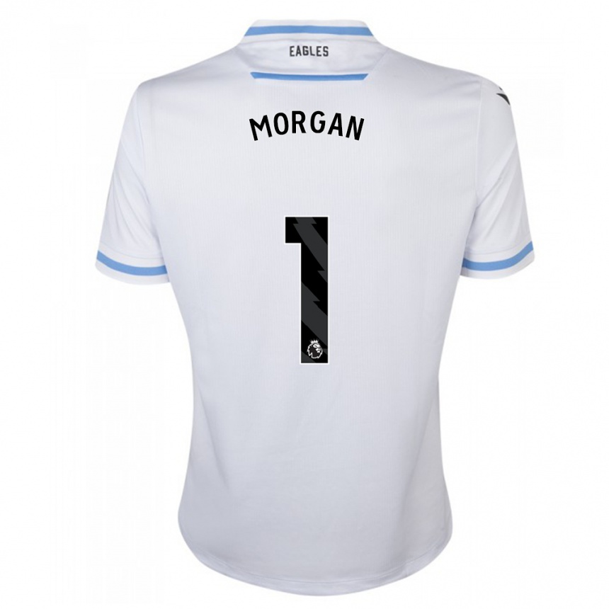 Hombre Fútbol Camiseta Chloe Morgan #1 Blanco 2ª Equipación 2023/24 Perú