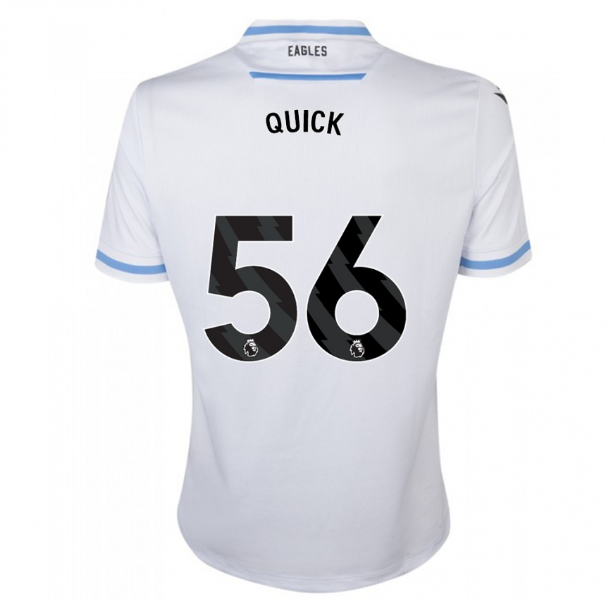 Hombre Fútbol Camiseta Daniel Quick #56 Blanco 2ª Equipación 2023/24 Perú