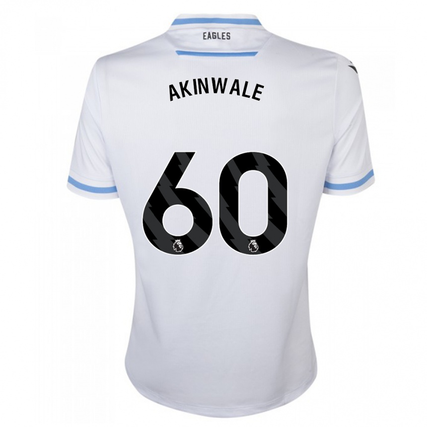 Hombre Fútbol Camiseta Victor Akinwale #60 Blanco 2ª Equipación 2023/24 Perú