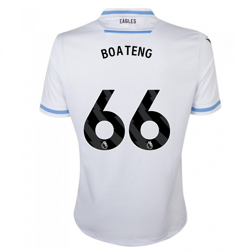 Hombre Fútbol Camiseta David Boateng #66 Blanco 2ª Equipación 2023/24 Perú