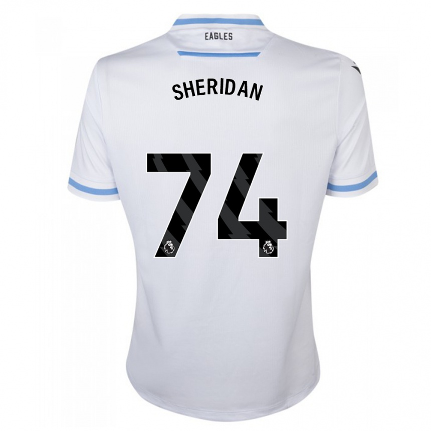 Hombre Fútbol Camiseta Joe Sheridan #74 Blanco 2ª Equipación 2023/24 Perú