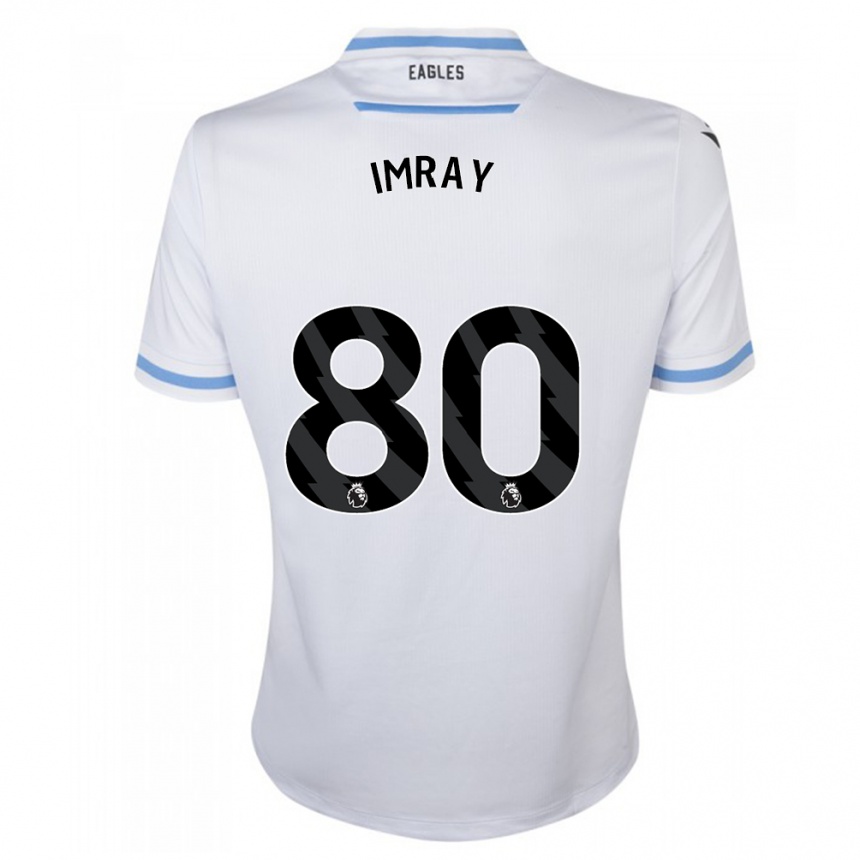 Hombre Fútbol Camiseta Danny Imray #80 Blanco 2ª Equipación 2023/24 Perú