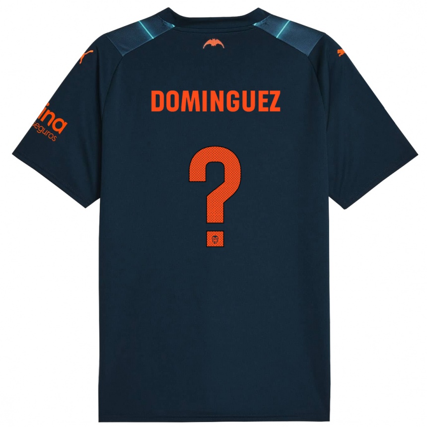 Hombre Fútbol Camiseta Mario Dominguez #0 Azul Marino 2ª Equipación 2023/24 Perú