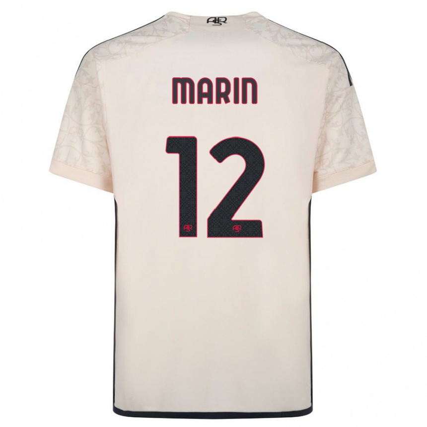 Hombre Fútbol Camiseta Renato Marin #12 Blanquecino 2ª Equipación 2023/24 Perú