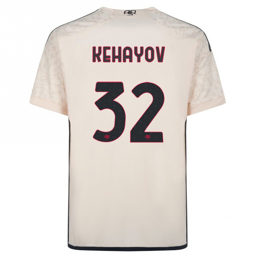 Hombre Fútbol Camiseta Atanas Kehayov #32 Blanquecino 2ª Equipación 2023/24 Perú