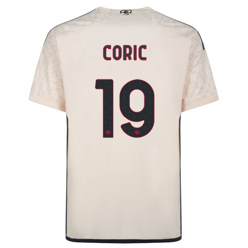 Hombre Fútbol Camiseta Ante Coric #19 Blanquecino 2ª Equipación 2023/24 Perú