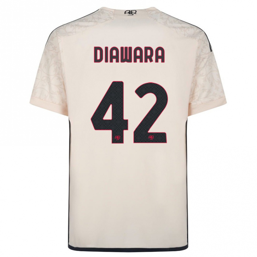 Hombre Fútbol Camiseta Amadou Diawara #42 Blanquecino 2ª Equipación 2023/24 Perú