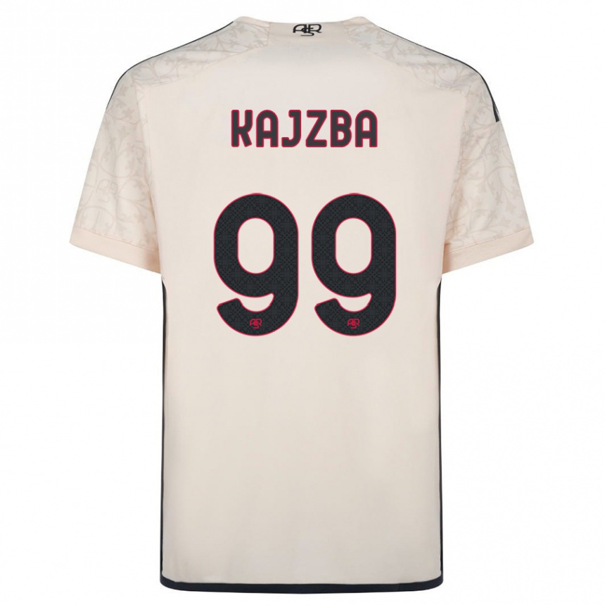 Hombre Fútbol Camiseta Nina Kajzba #99 Blanquecino 2ª Equipación 2023/24 Perú