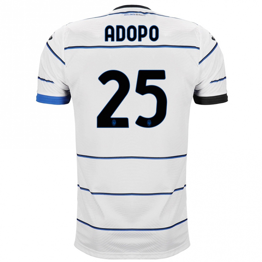 Hombre Fútbol Camiseta Michel Adopo #25 Blanco 2ª Equipación 2023/24 Perú