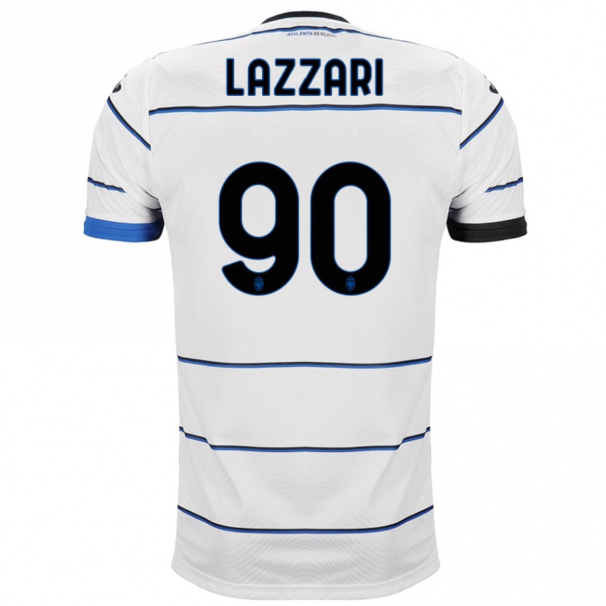 Hombre Fútbol Camiseta Ilaria Lazzari #90 Blanco 2ª Equipación 2023/24 Perú