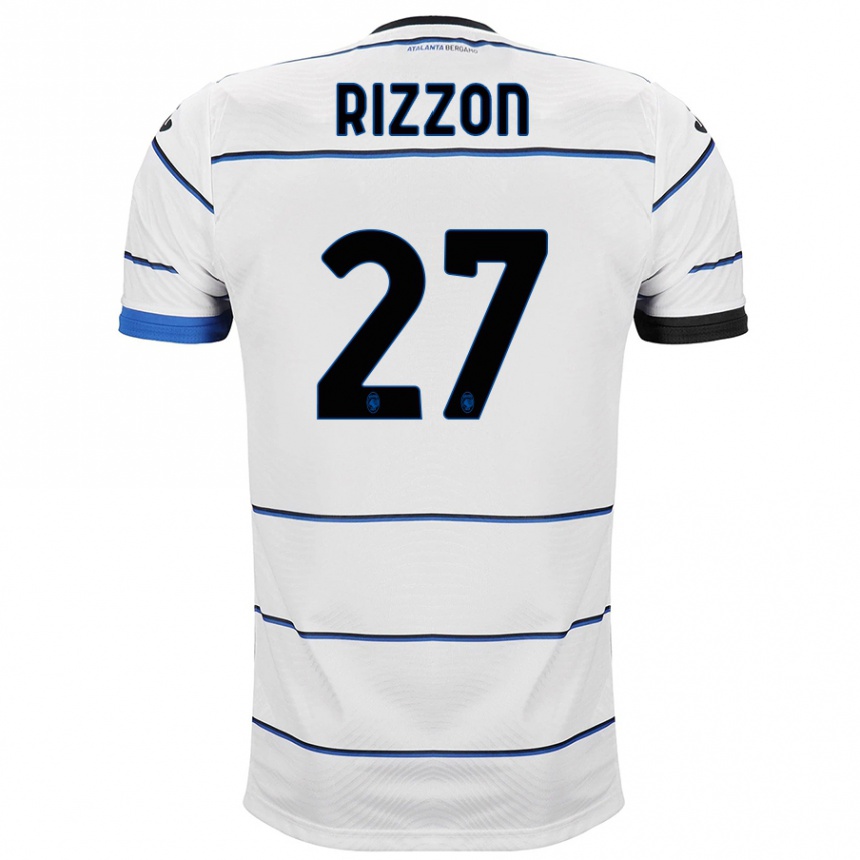 Hombre Fútbol Camiseta Giulia Rizzon #27 Blanco 2ª Equipación 2023/24 Perú