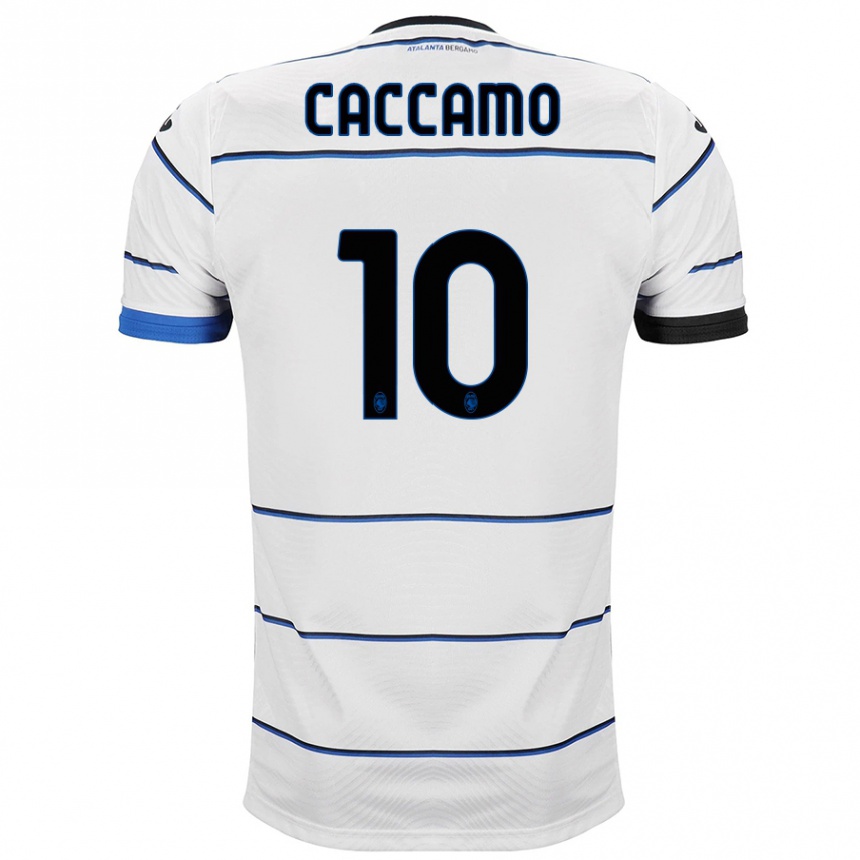 Hombre Fútbol Camiseta Patrizia Caccamo #10 Blanco 2ª Equipación 2023/24 Perú