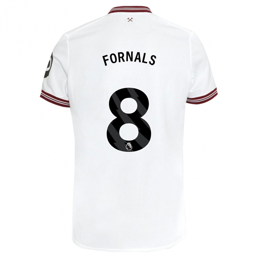 Mujer Fútbol Camiseta Pablo Fornals #8 Blanco 2ª Equipación 2023/24 Perú