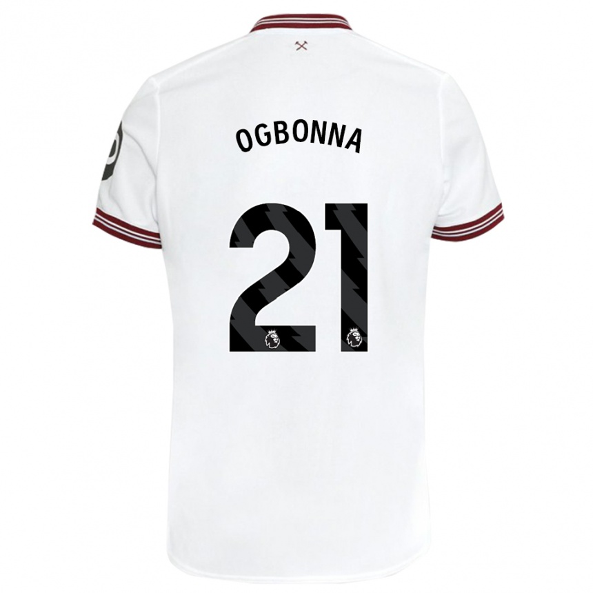 Mujer Fútbol Camiseta Angelo Ogbonna #21 Blanco 2ª Equipación 2023/24 Perú