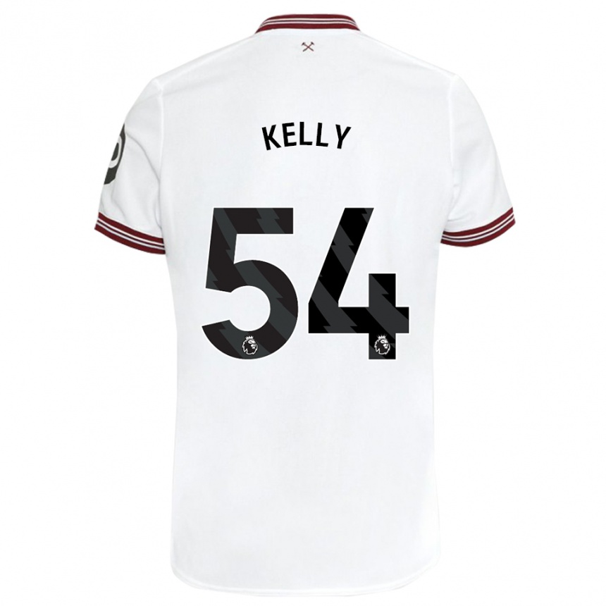 Mujer Fútbol Camiseta Patrick Kelly #54 Blanco 2ª Equipación 2023/24 Perú