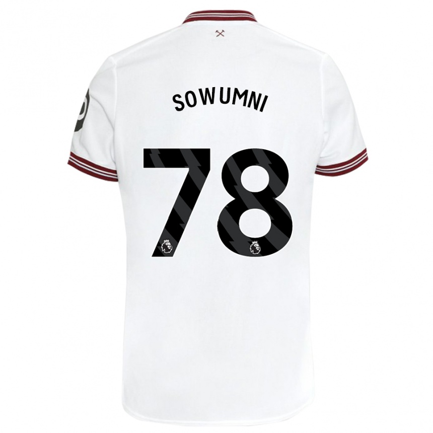 Mujer Fútbol Camiseta Elisha Sowumni #78 Blanco 2ª Equipación 2023/24 Perú