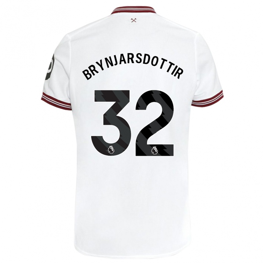 Mujer Fútbol Camiseta Dagny Brynjarsdottir #32 Blanco 2ª Equipación 2023/24 Perú