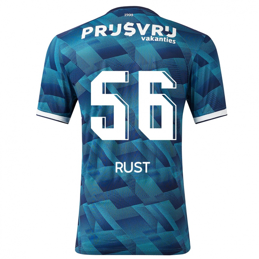 Mujer Fútbol Camiseta Fabiano Rust #56 Azul 2ª Equipación 2023/24 Perú