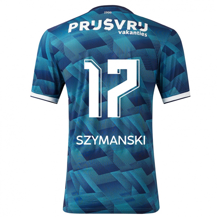 Mujer Fútbol Camiseta Sebastian Szymanski #17 Azul 2ª Equipación 2023/24 Perú