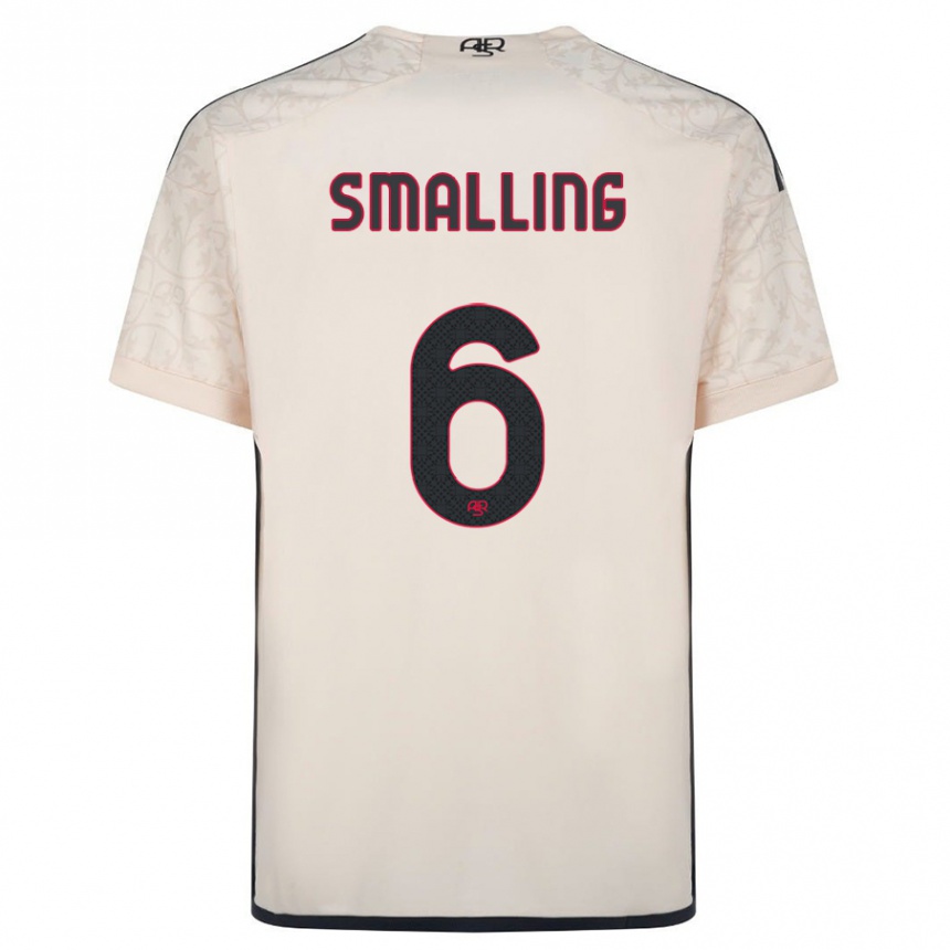 Mujer Fútbol Camiseta Chris Smalling #6 Blanquecino 2ª Equipación 2023/24 Perú