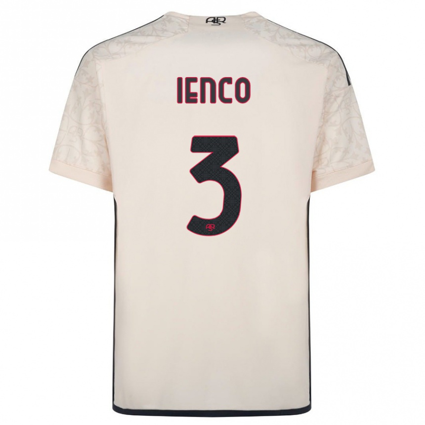 Mujer Fútbol Camiseta Simone Ienco #3 Blanquecino 2ª Equipación 2023/24 Perú