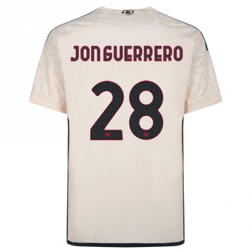 Mujer Fútbol Camiseta Julen Jon Guerrero #28 Blanquecino 2ª Equipación 2023/24 Perú