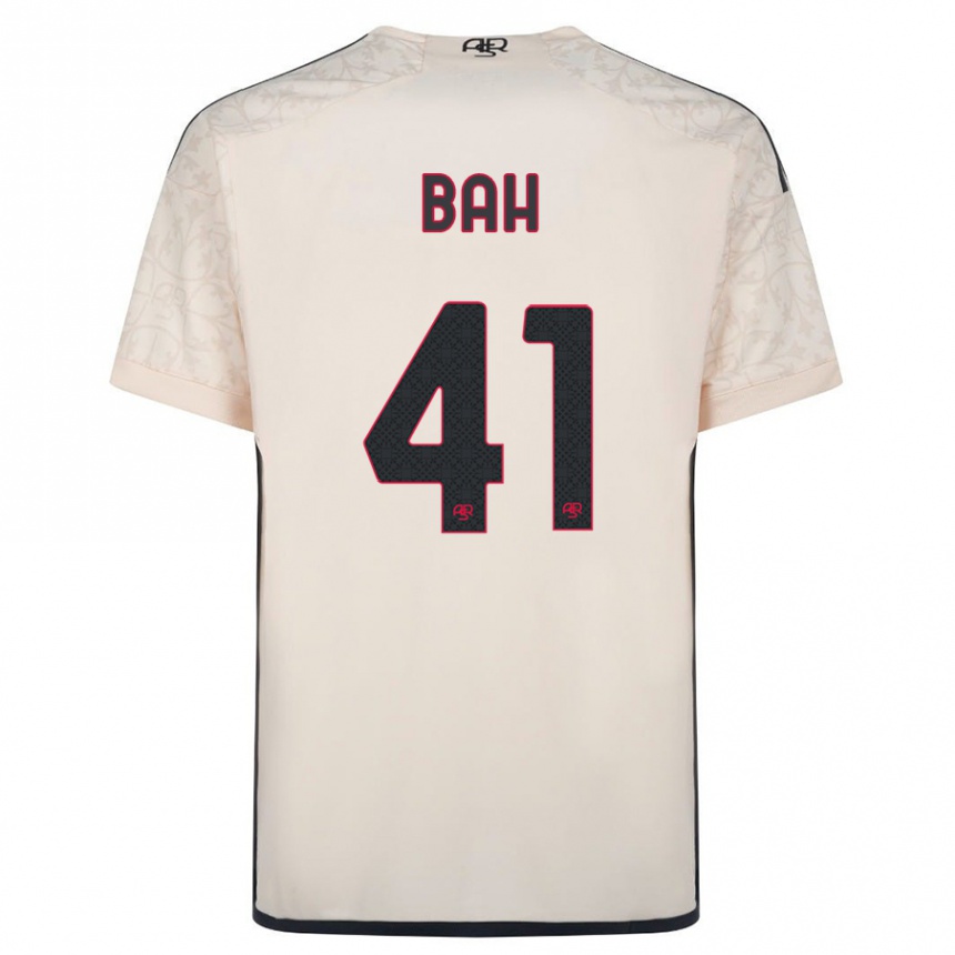 Mujer Fútbol Camiseta Muhammed Bah #41 Blanquecino 2ª Equipación 2023/24 Perú