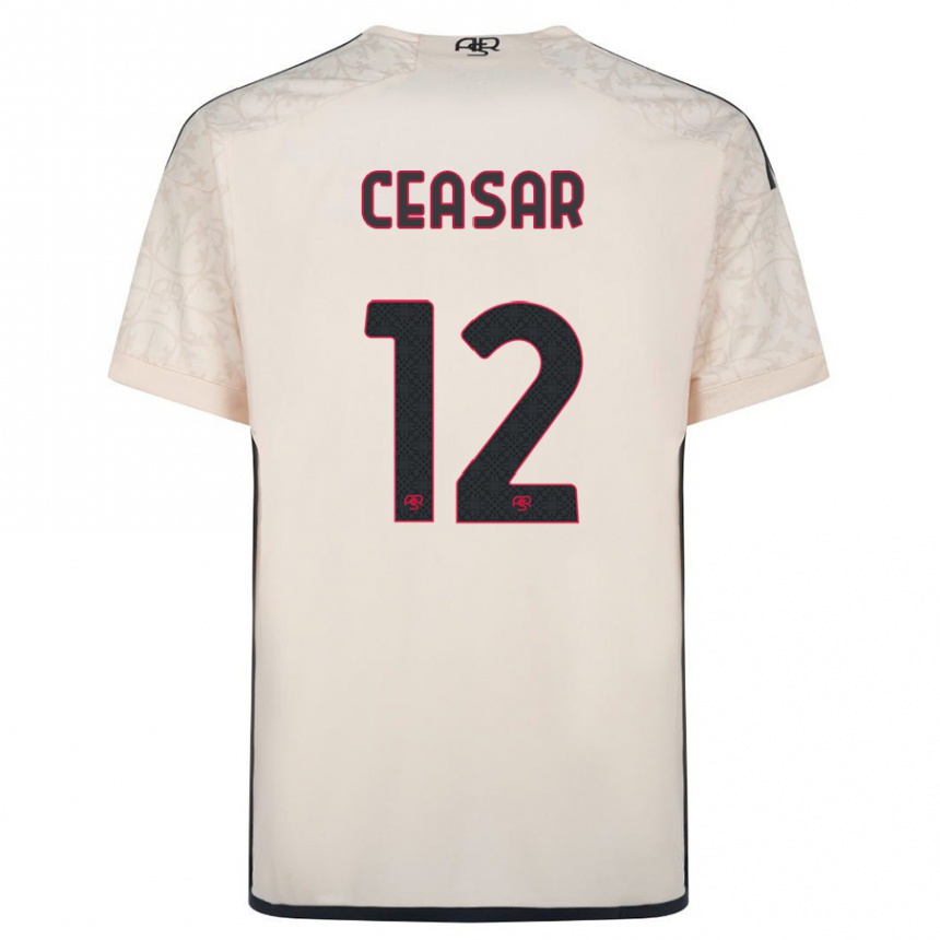 Mujer Fútbol Camiseta Camelia Ceasar #12 Blanquecino 2ª Equipación 2023/24 Perú