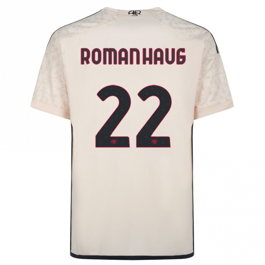 Mujer Fútbol Camiseta Sophie Roman Haug #22 Blanquecino 2ª Equipación 2023/24 Perú