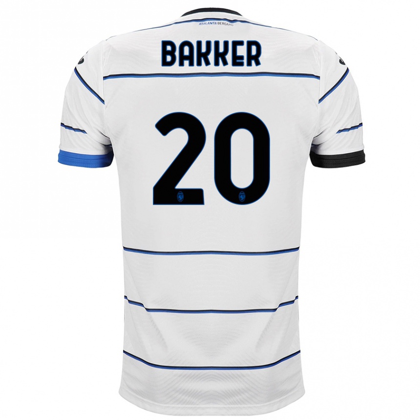 Mujer Fútbol Camiseta Mitchel Bakker #20 Blanco 2ª Equipación 2023/24 Perú