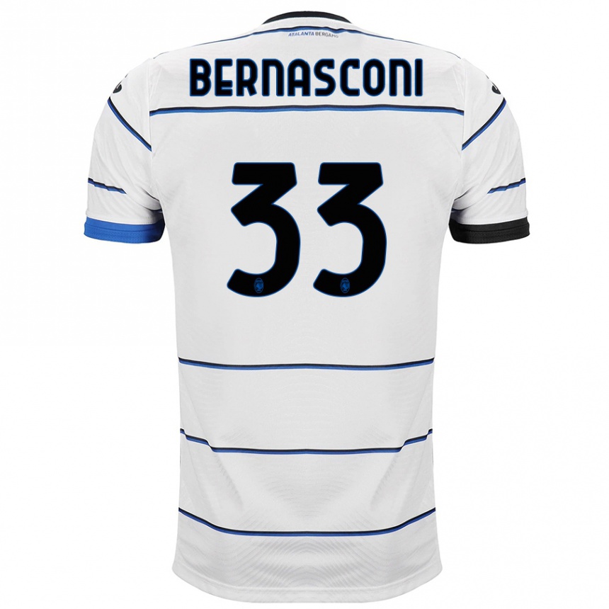 Mujer Fútbol Camiseta Lorenzo Bernasconi #33 Blanco 2ª Equipación 2023/24 Perú