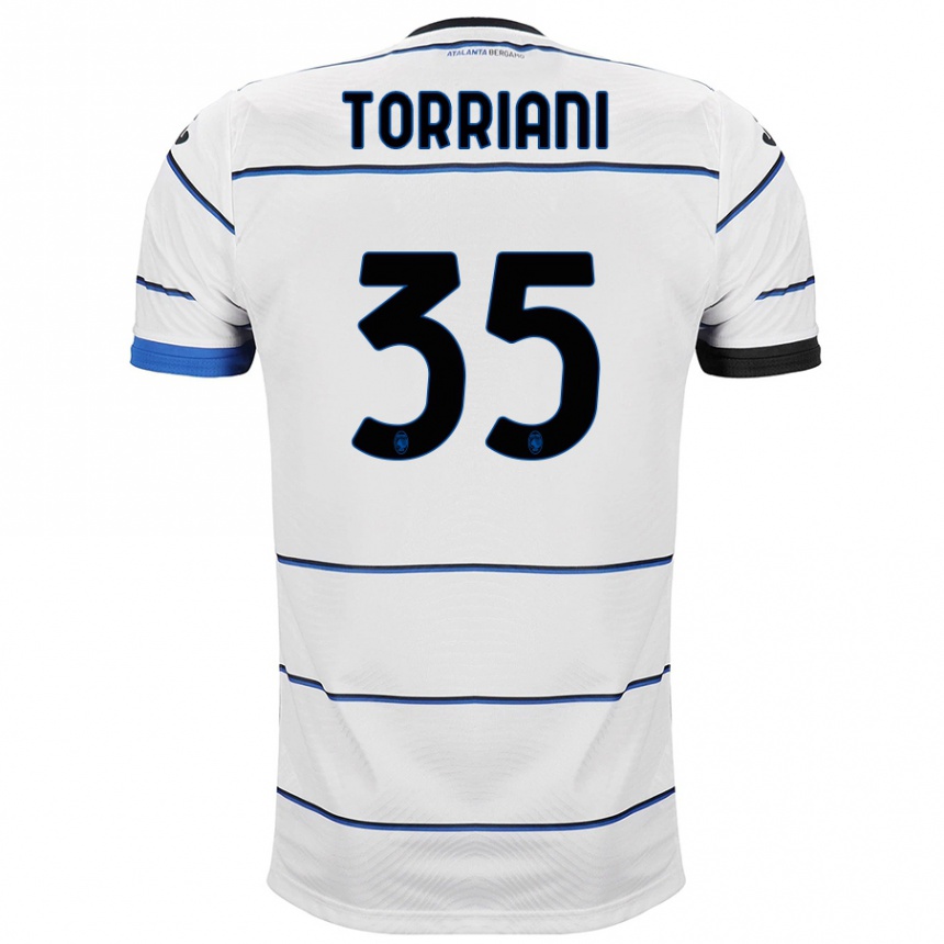 Mujer Fútbol Camiseta Andrea Torriani #35 Blanco 2ª Equipación 2023/24 Perú