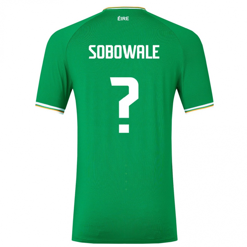 Niño Fútbol Camiseta Irlanda Timi Sobowale #0 Verde 1ª Equipación 24-26 Perú