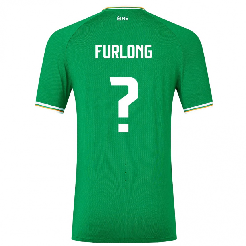 Niño Fútbol Camiseta Irlanda James Furlong #0 Verde 1ª Equipación 24-26 Perú