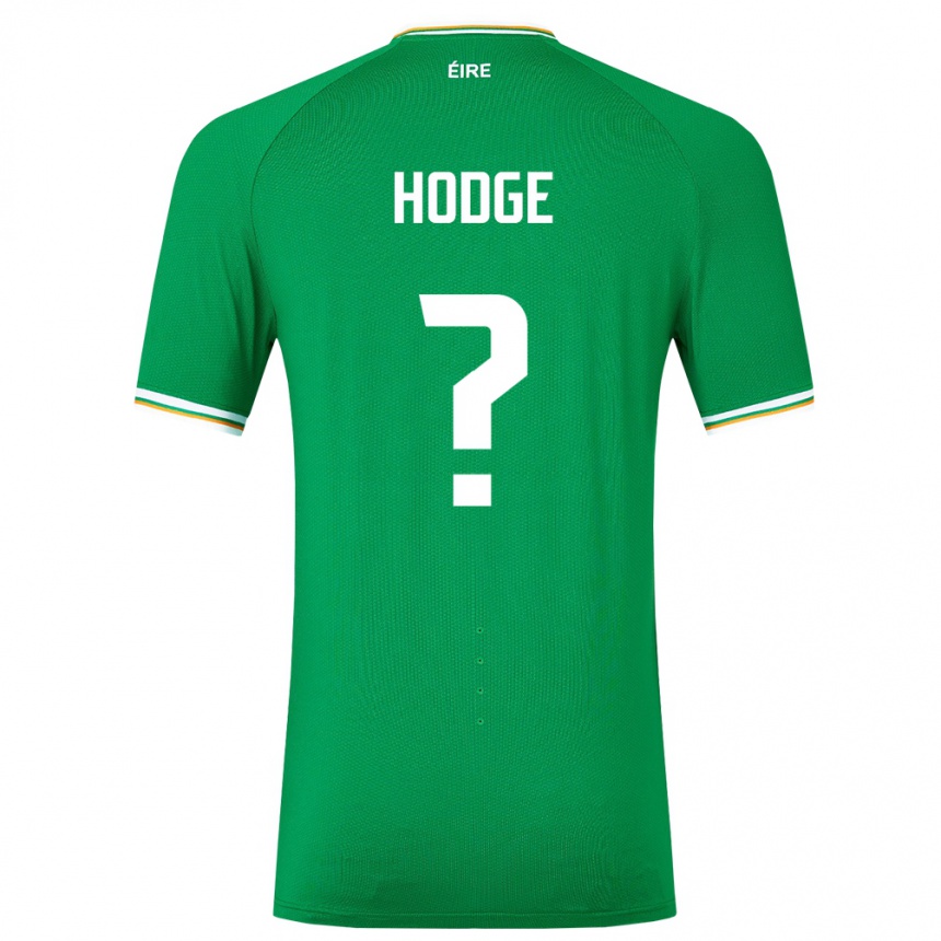 Niño Fútbol Camiseta Irlanda Joe Hodge #0 Verde 1ª Equipación 24-26 Perú