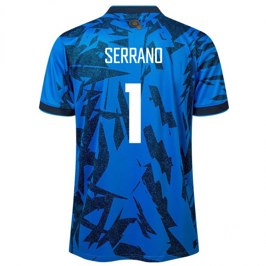 Niño Fútbol Camiseta El Salvador Idalia Serrano #1 Azul 1ª Equipación 24-26 Perú