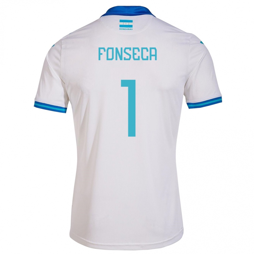 Niño Fútbol Camiseta Honduras Harold Fonseca #1 Blanco 1ª Equipación 24-26 Perú