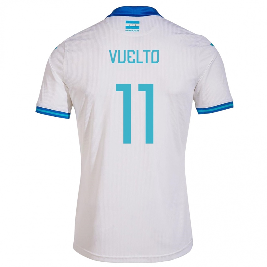 Niño Fútbol Camiseta Honduras Darixon Vuelto #11 Blanco 1ª Equipación 24-26 Perú