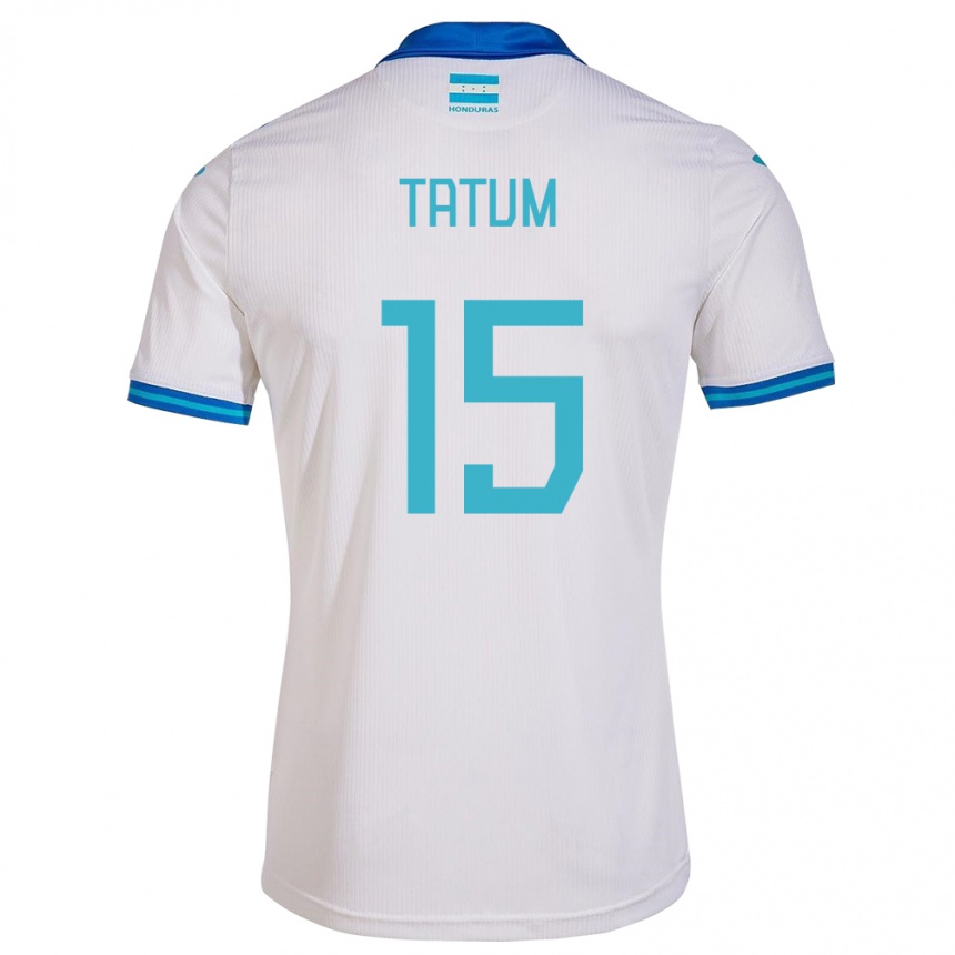 Niño Fútbol Camiseta Honduras Anfronit Tatum #15 Blanco 1ª Equipación 24-26 Perú