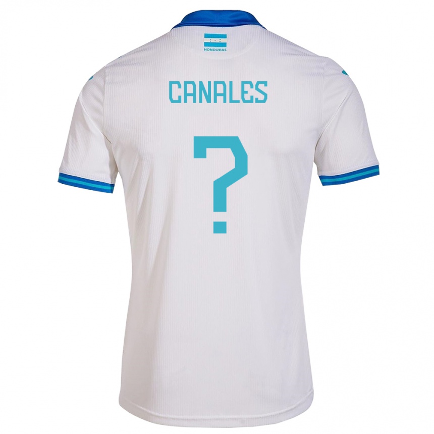 Niño Fútbol Camiseta Honduras Cristian Canales #0 Blanco 1ª Equipación 24-26 Perú