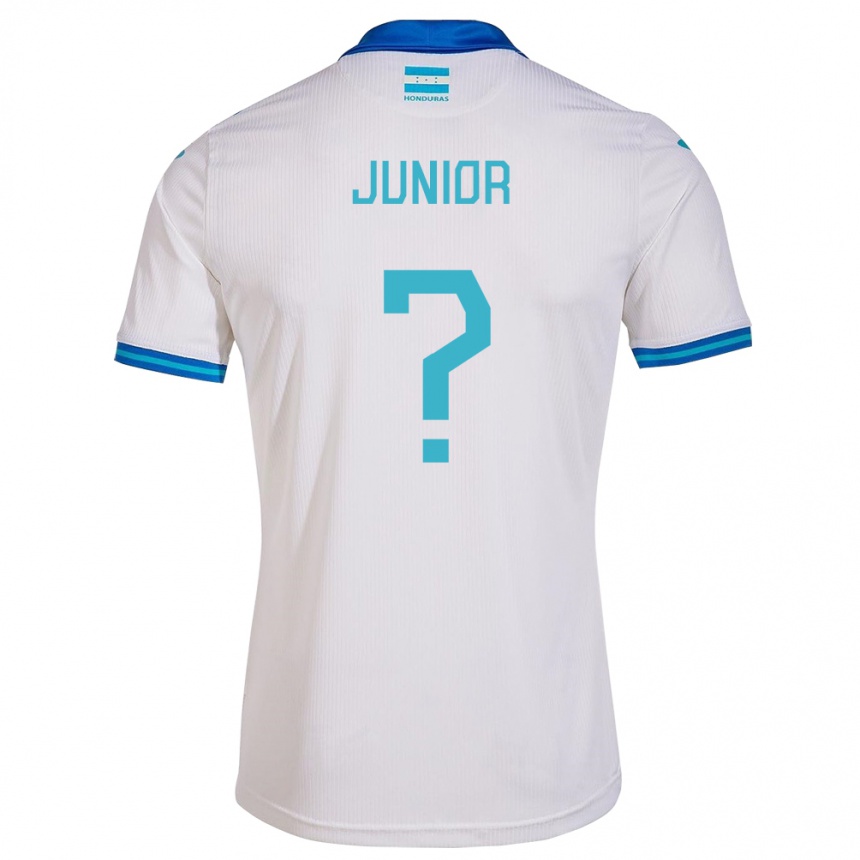 Niño Fútbol Camiseta Honduras Junior Mejía #0 Blanco 1ª Equipación 24-26 Perú