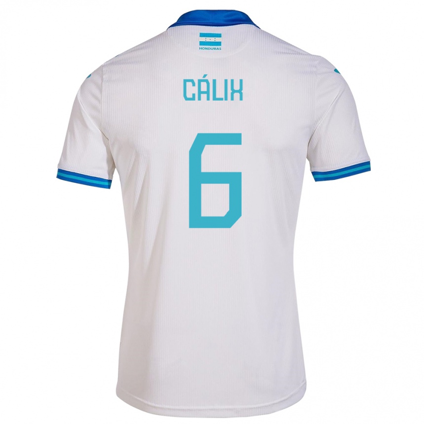 Niño Fútbol Camiseta Honduras Noel Cálix #6 Blanco 1ª Equipación 24-26 Perú