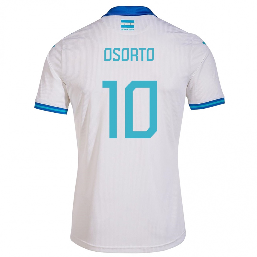 Niño Fútbol Camiseta Honduras Roberto Osorto #10 Blanco 1ª Equipación 24-26 Perú